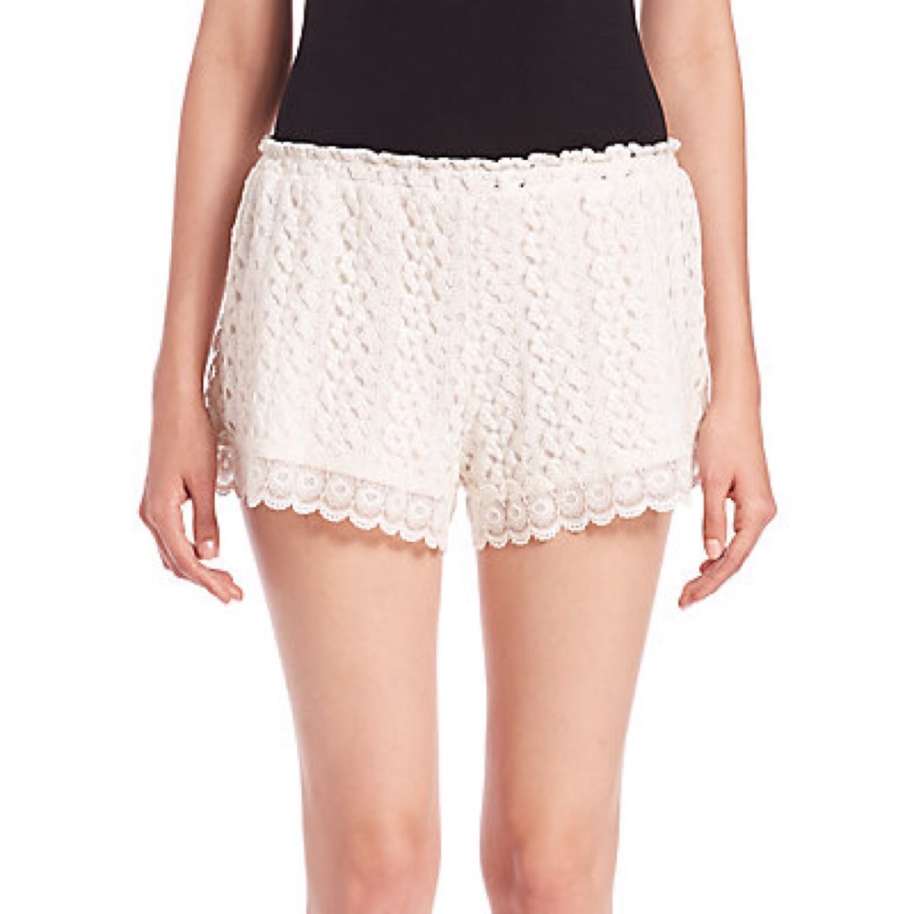 T-Bags Lace Shorts- super cute with espadrilles or heels!